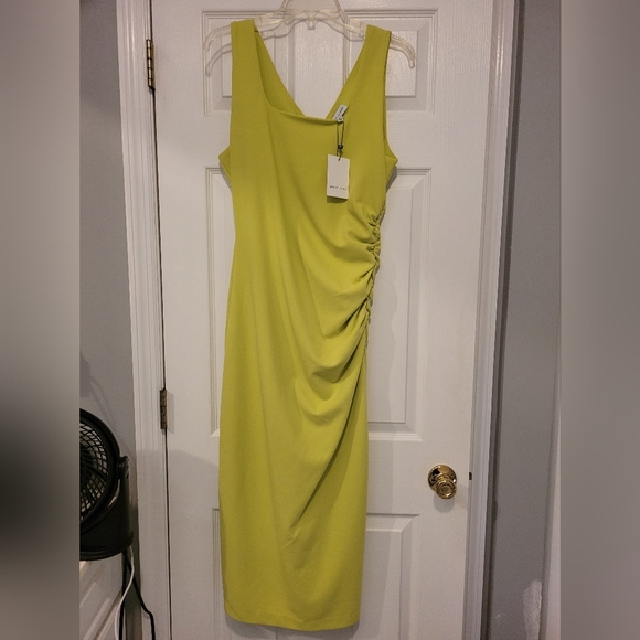 Gibson Latimer Dresses & Skirts - Gibson Latimer Elegant Lime Green Sleeveless Dress